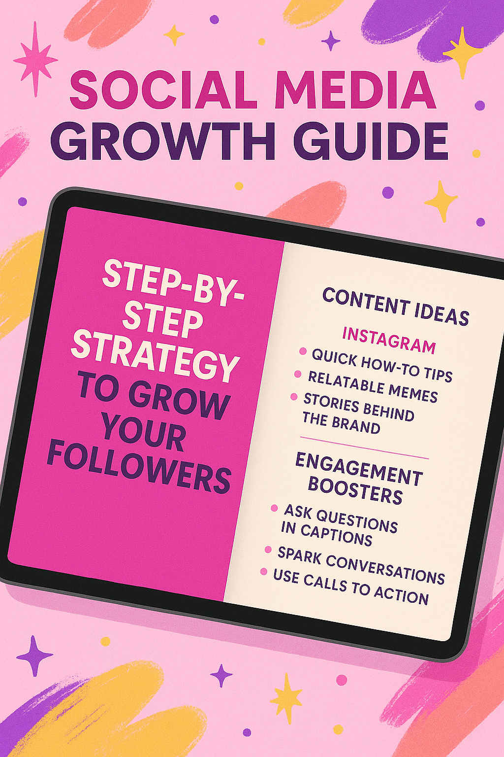 Social Media Growth Guide – A Vibrant Strategy for Creators & Entrepreneurs