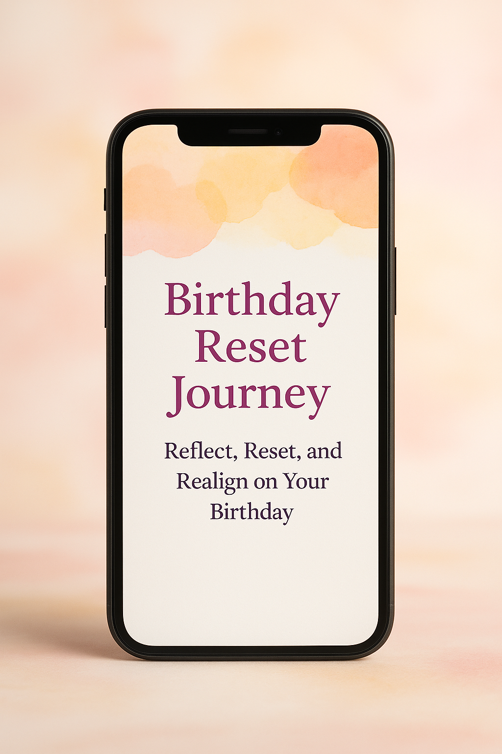 Birthday Reset Journey- A guided digital journey for reflection & intention