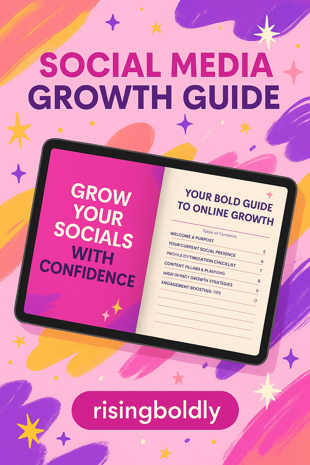 Social Media Growth Guide – A Vibrant Strategy for Creators & Entrepreneurs